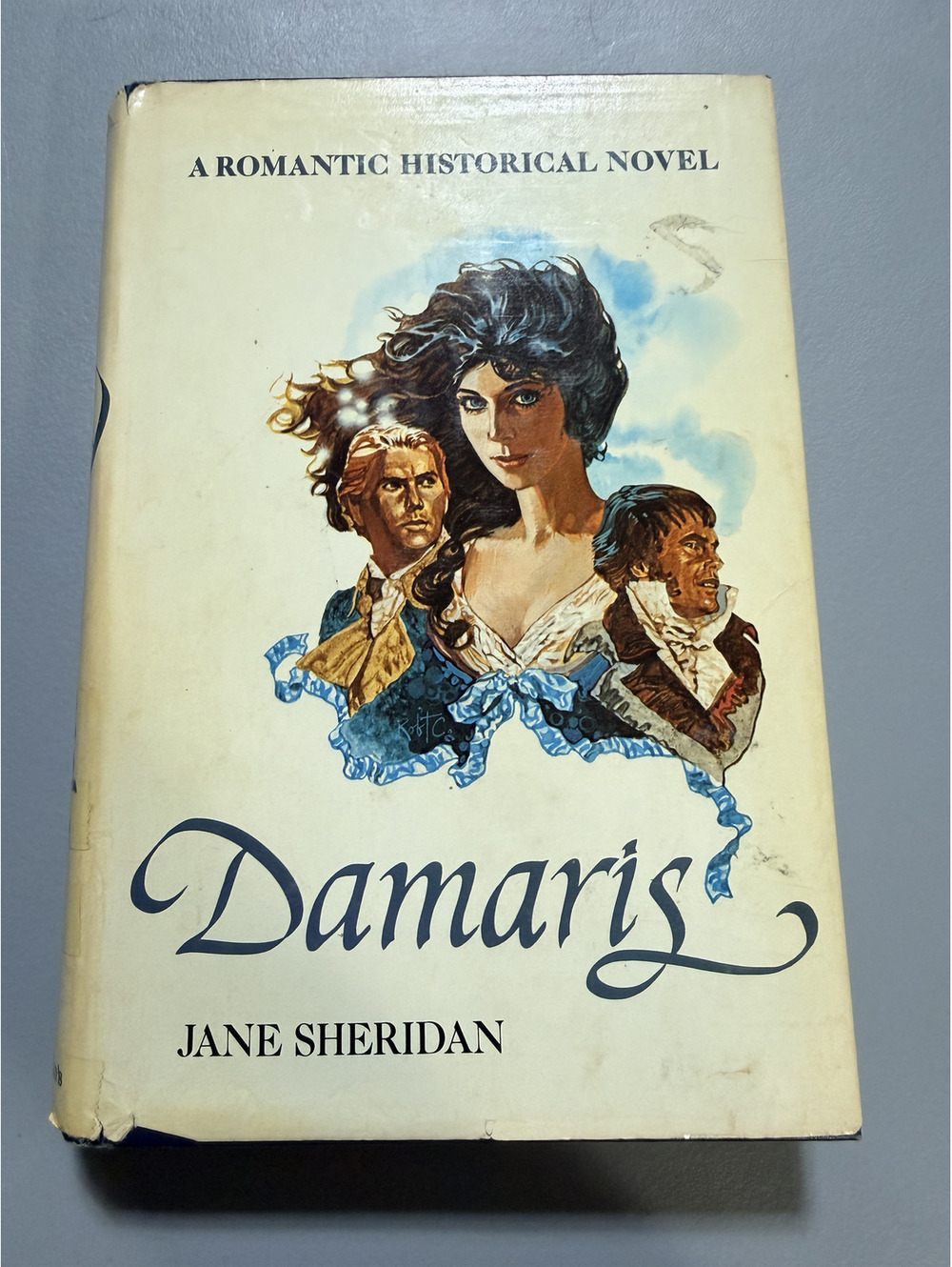 Vintage 1978 Damaris Romantic Historical Novel Jane Sheridan HC Dust Jacket